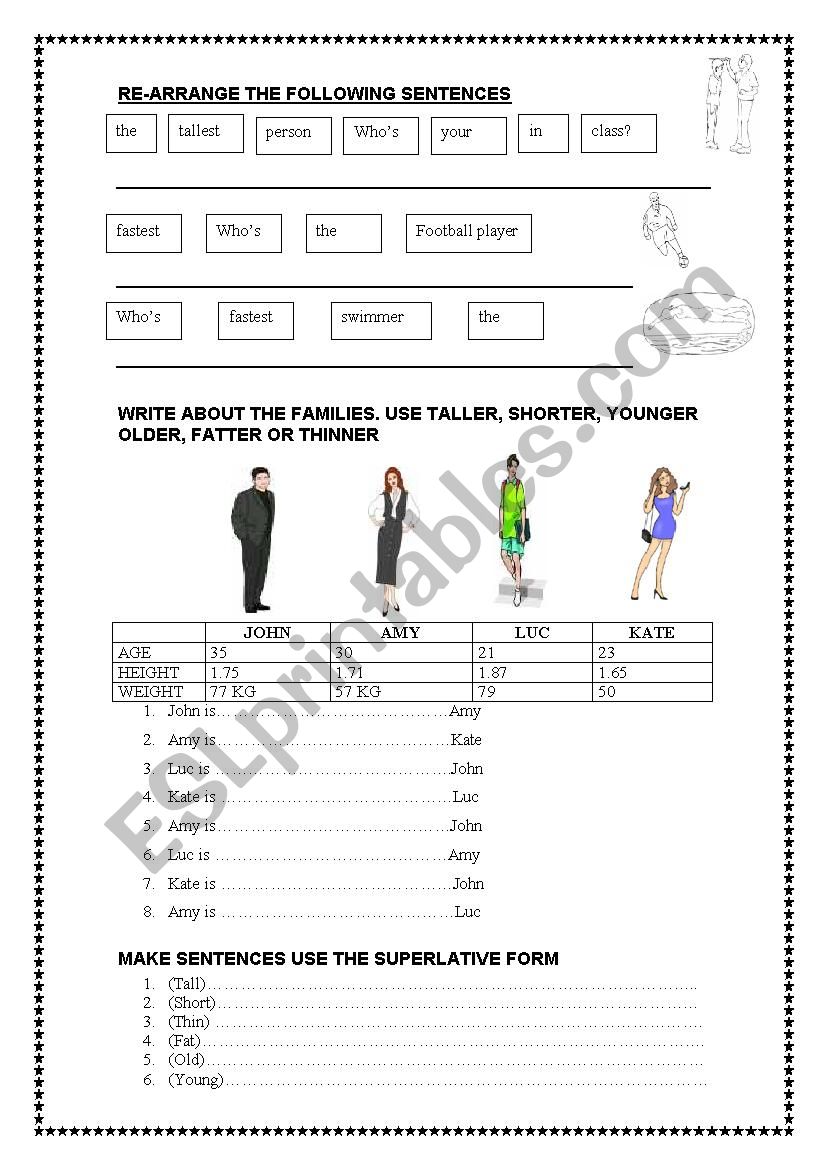 rol play worksheet