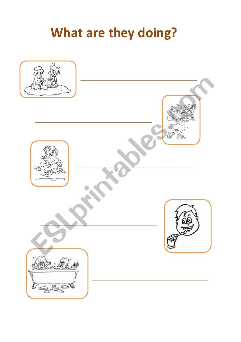 Present Continuous worksheet