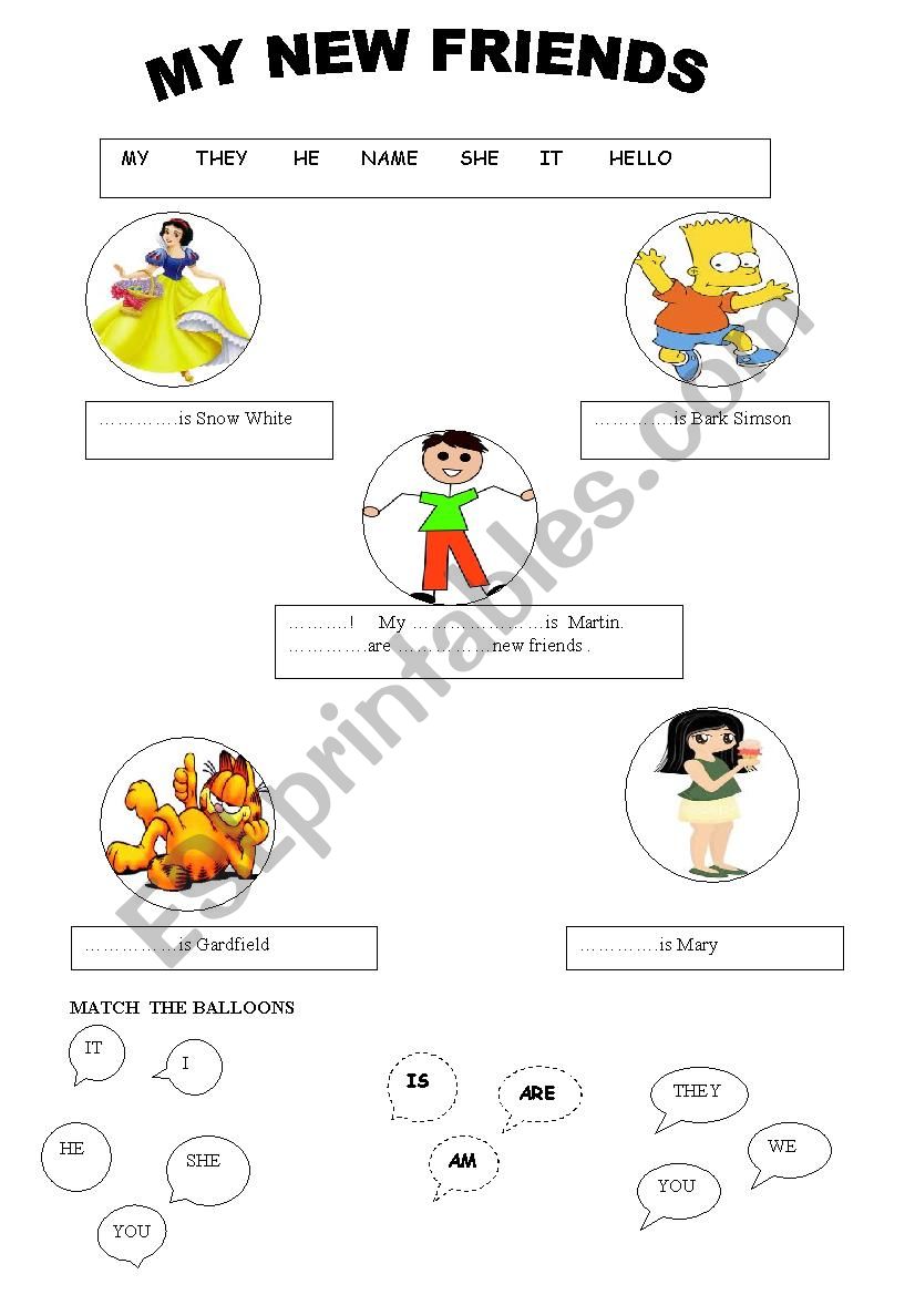 greeting worksheet