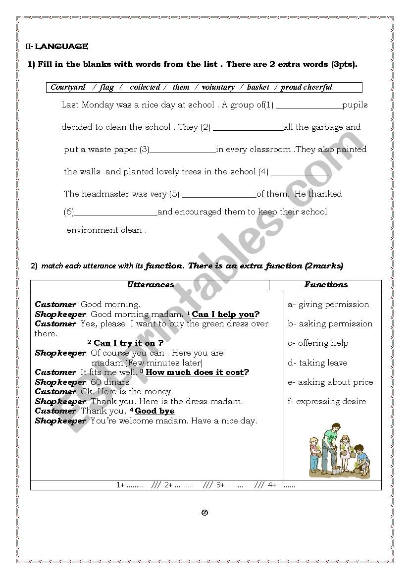 Test 7 prep  worksheet