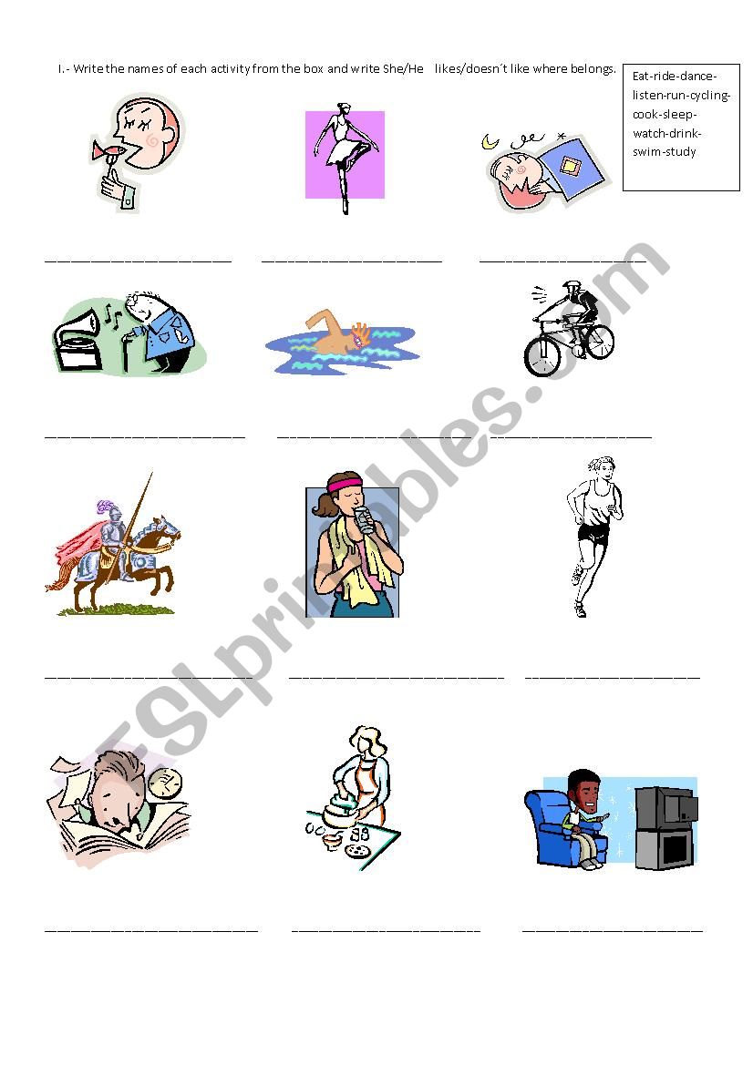 Present Simple worksheet