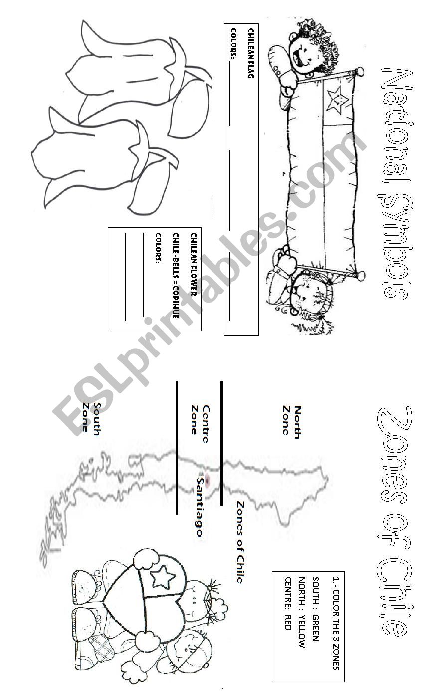 my country chile worksheet