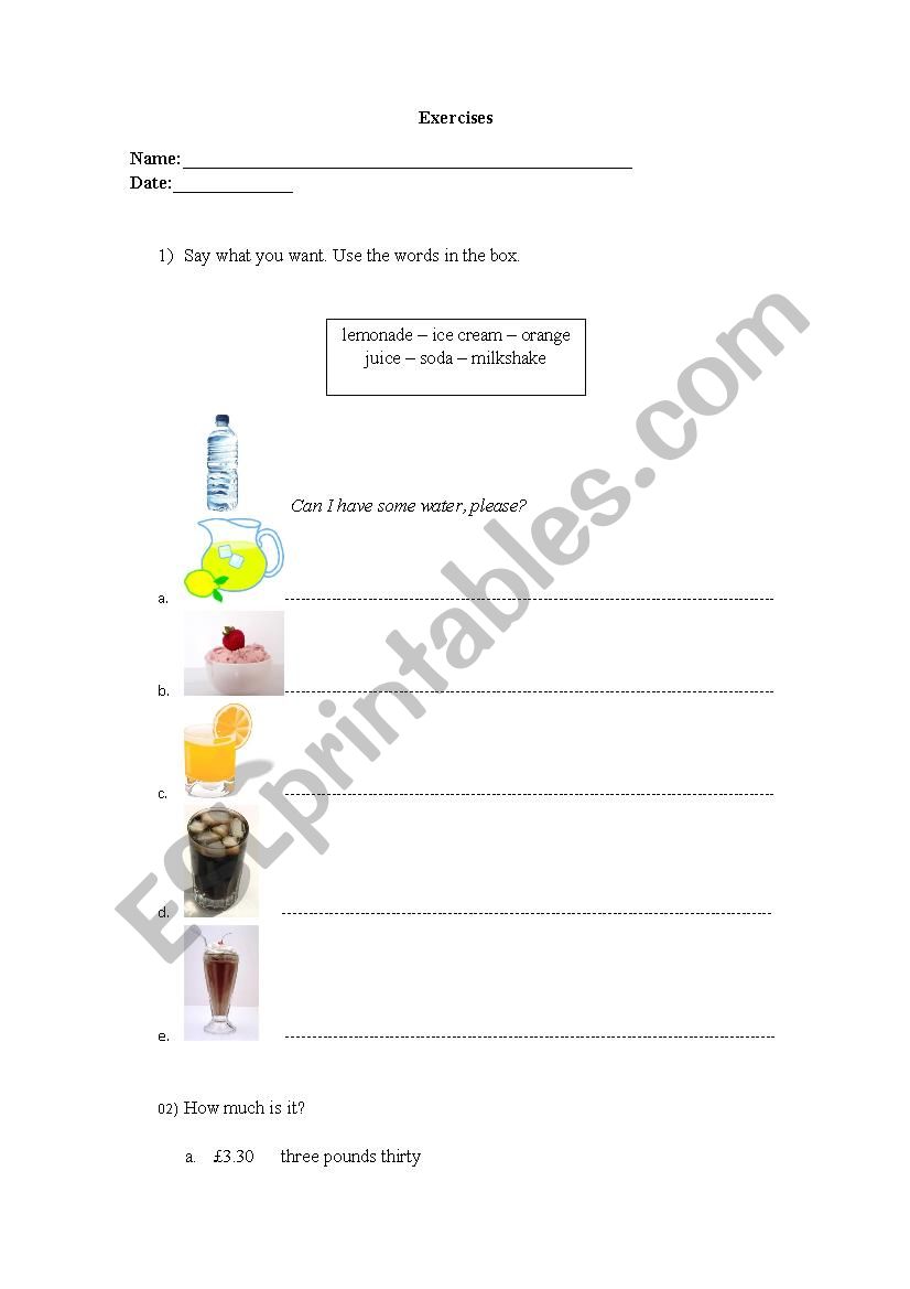 How much is it? worksheet