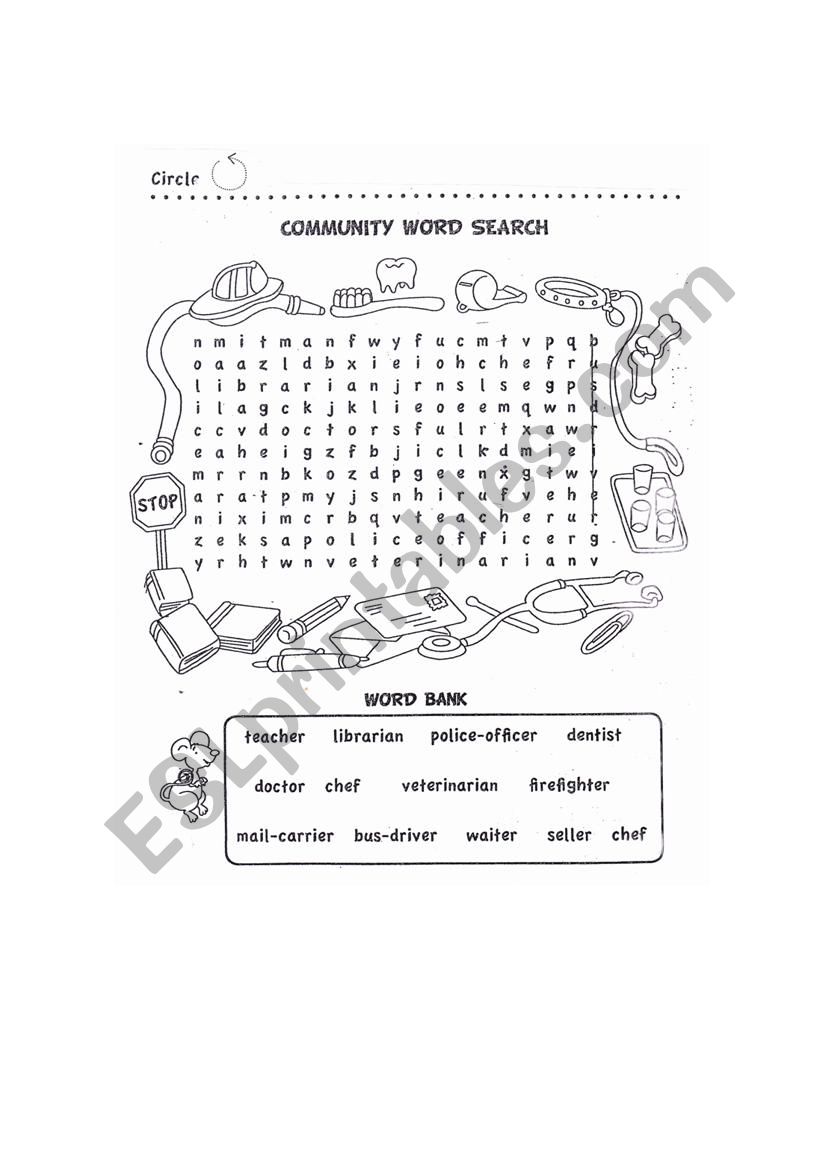 community worksheet