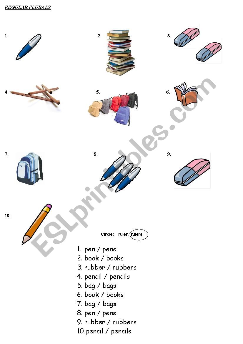 regular-plurals-esl-worksheet-by-madimka