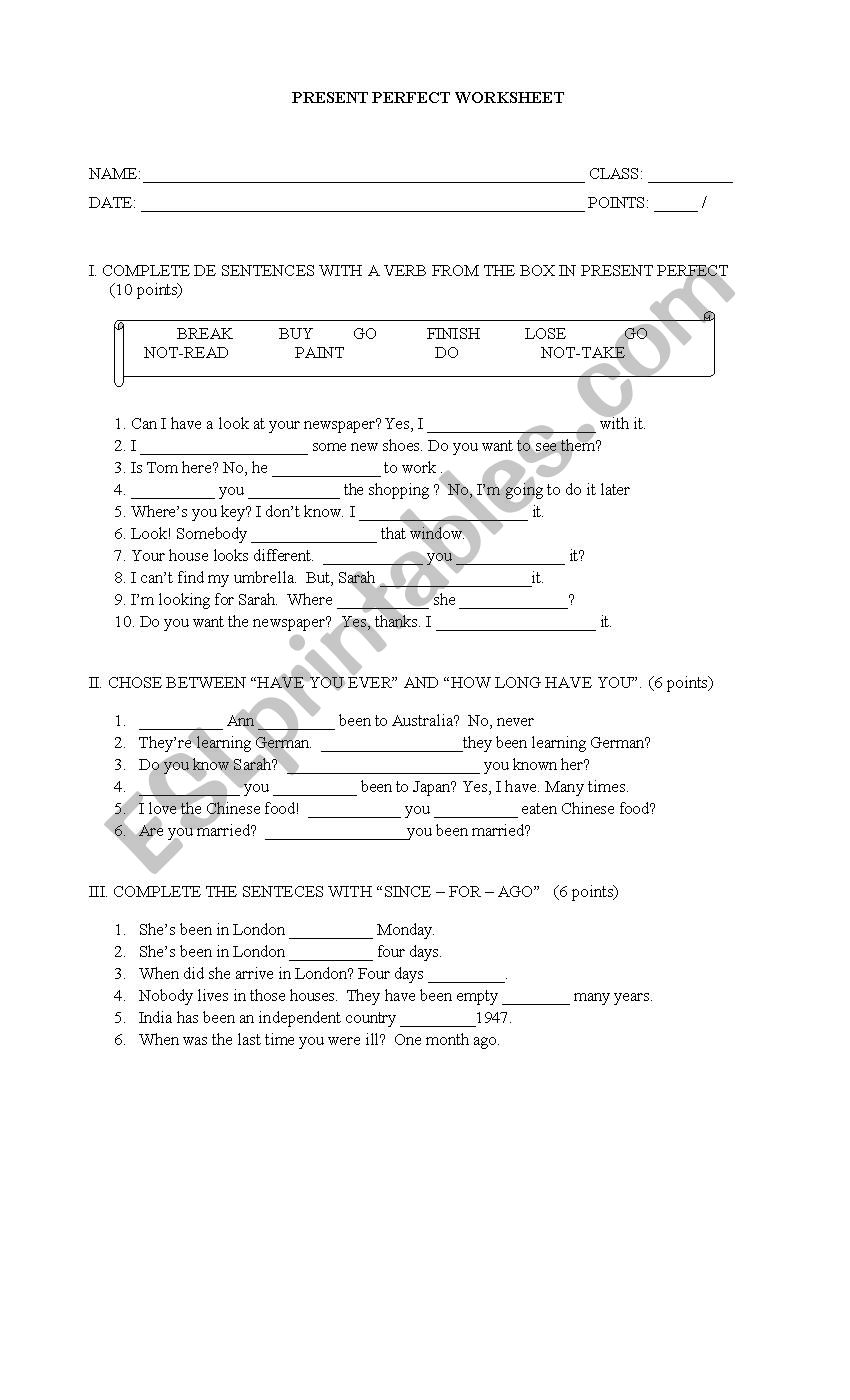 present-perfect-tense-esl-worksheet-by-misspriscila