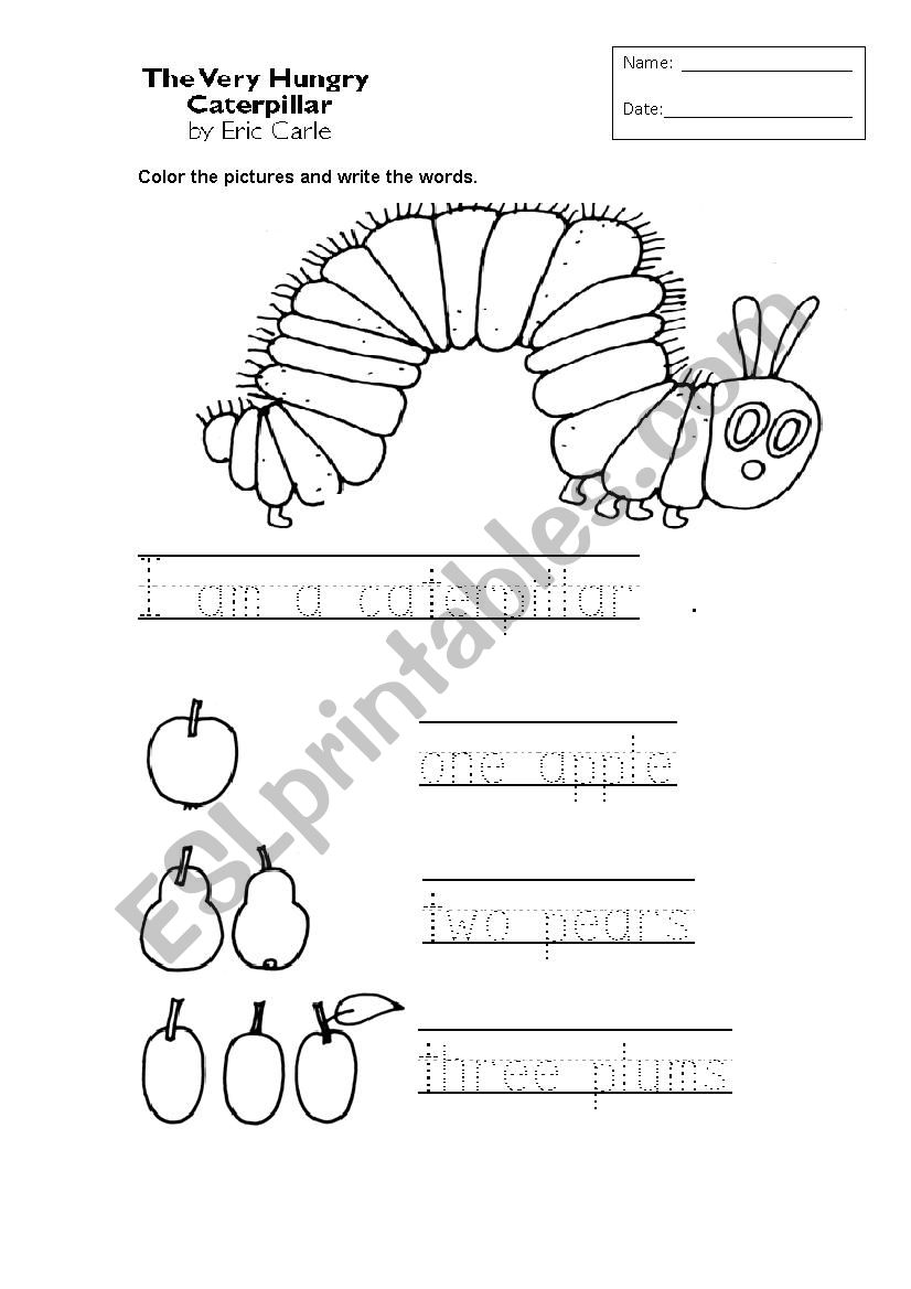 This is worksheet for the storybook 