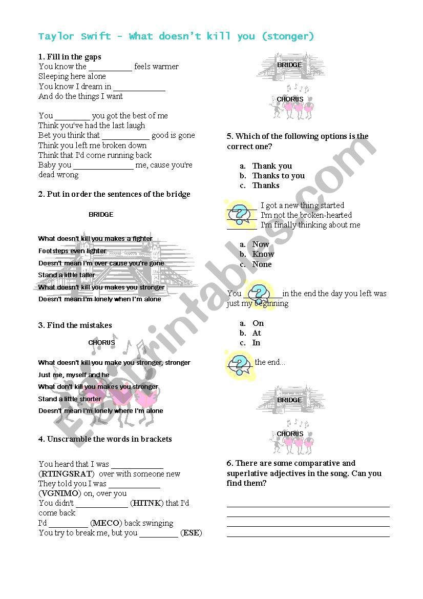 Kelly Clarckson - What doesnÂ´t kill you (stronger)