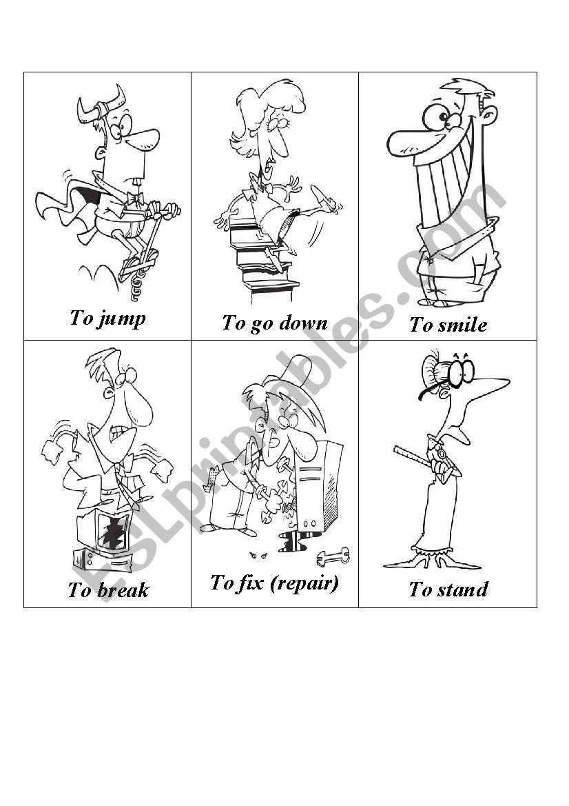 Verbs. Part 3 worksheet