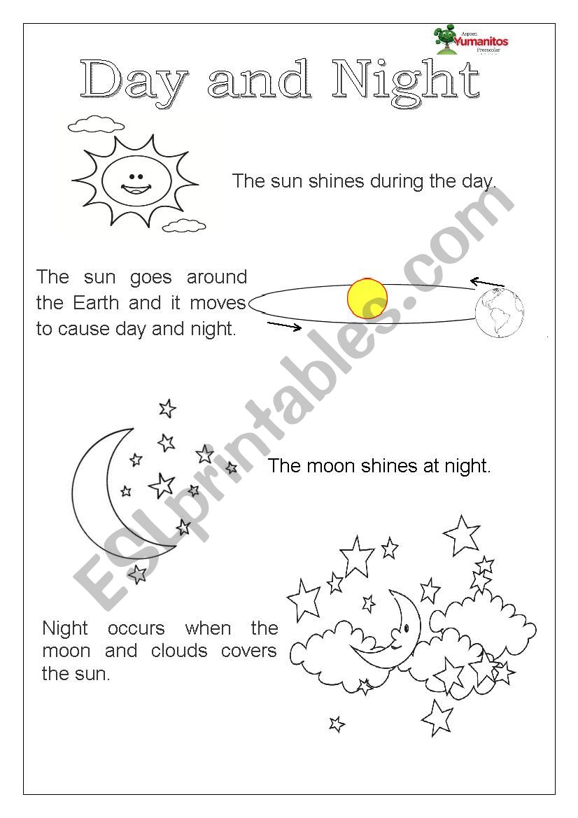 Day and Nihgt worksheet