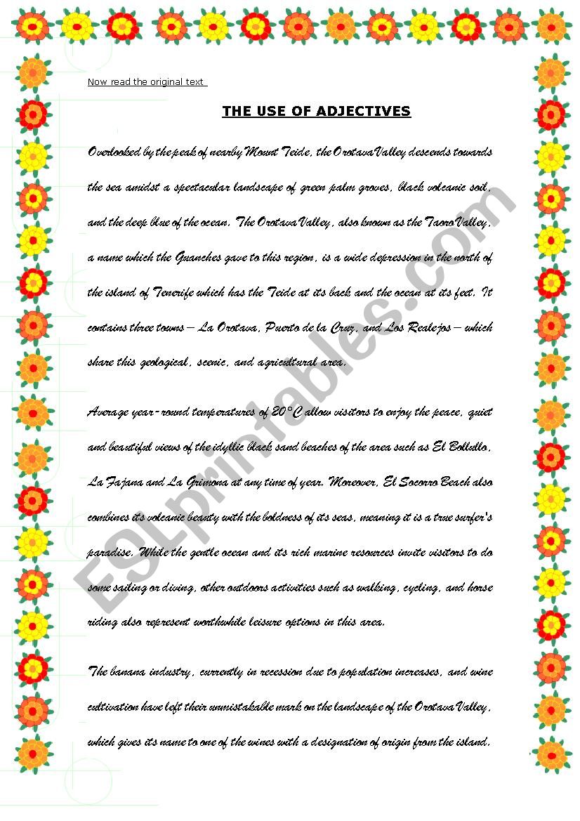 ADJECTIVES (3/3) worksheet