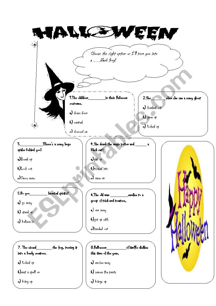Halloween_phrasal_verbs worksheet