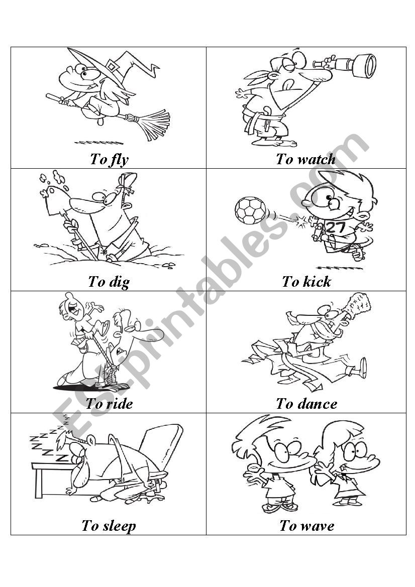 Verbs. Part 5 worksheet