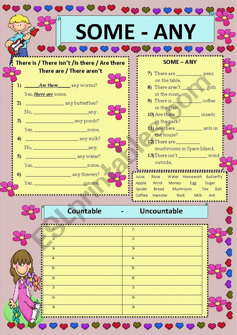 Some any worksheet for kids. Some any Worksheets. Some any Worksheets 3 класс. Live Worksheets a any some. Some any Worksheets for Kids 3 класс.