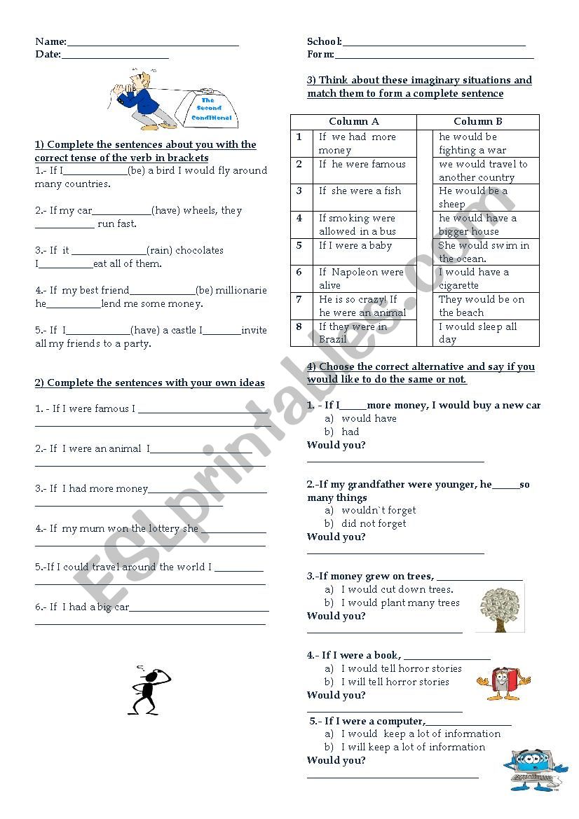 Second Conditional worksheet