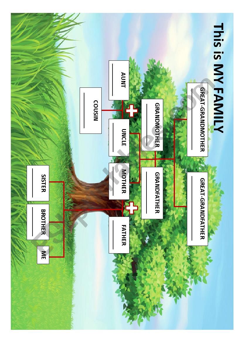 Family Tree 2 worksheet