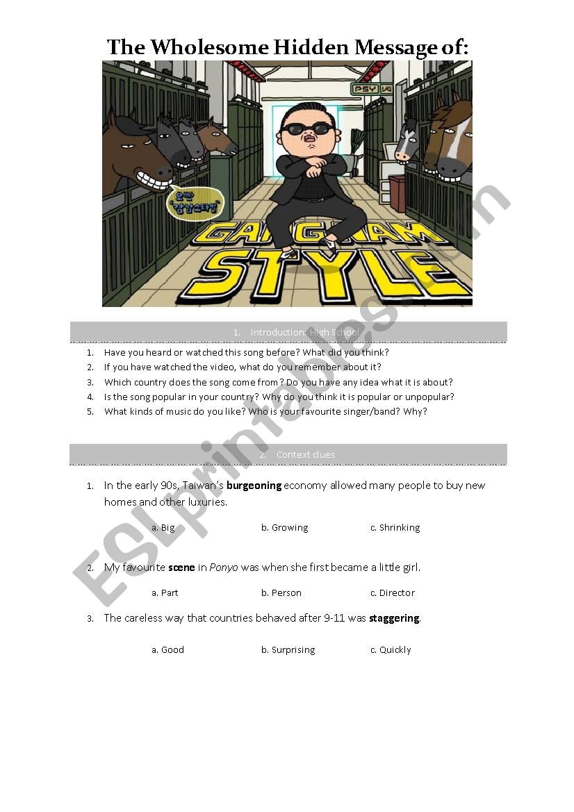 The Wholesome Hidden Message of â€˜Gangnam Styleâ€™