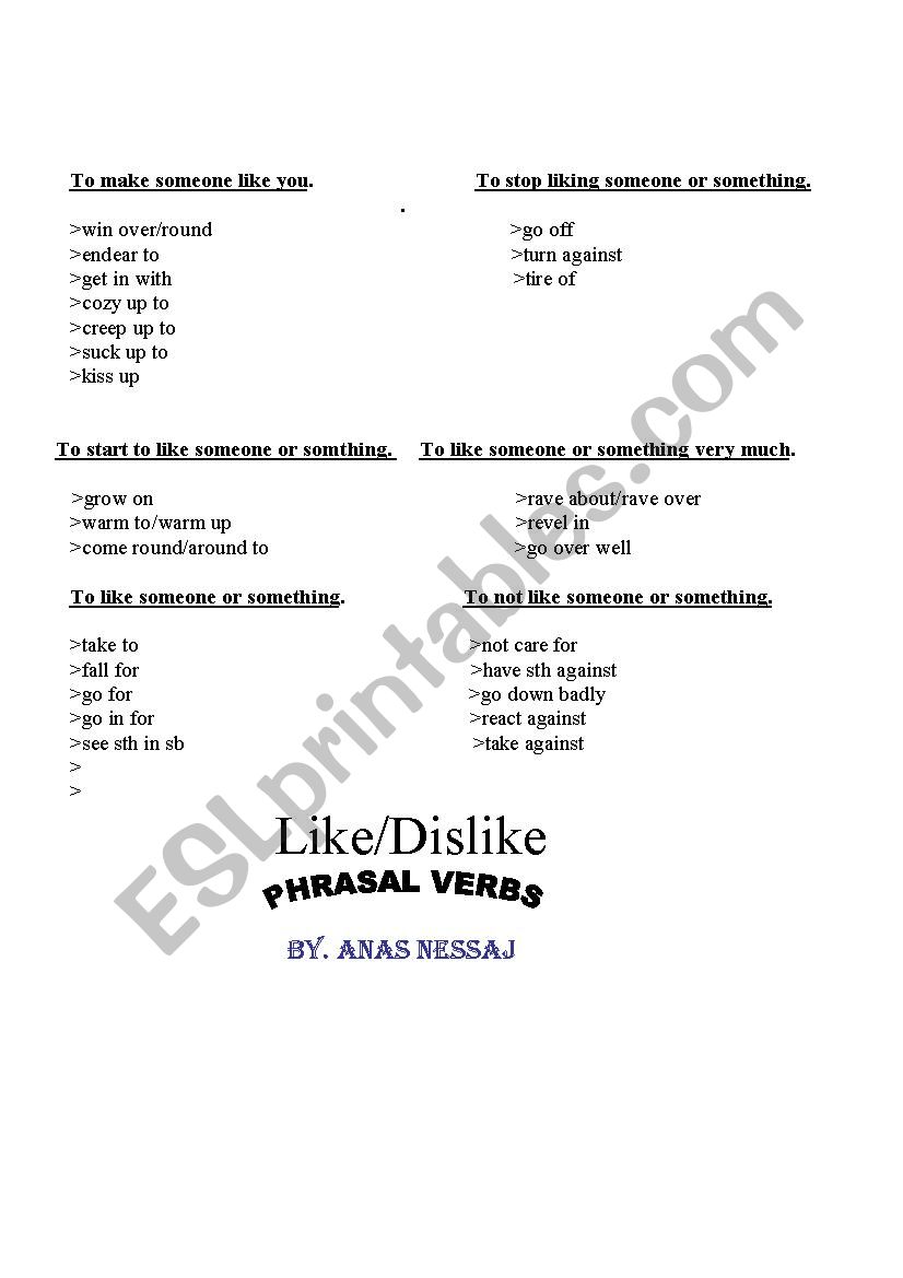 Phrasal Verbs 