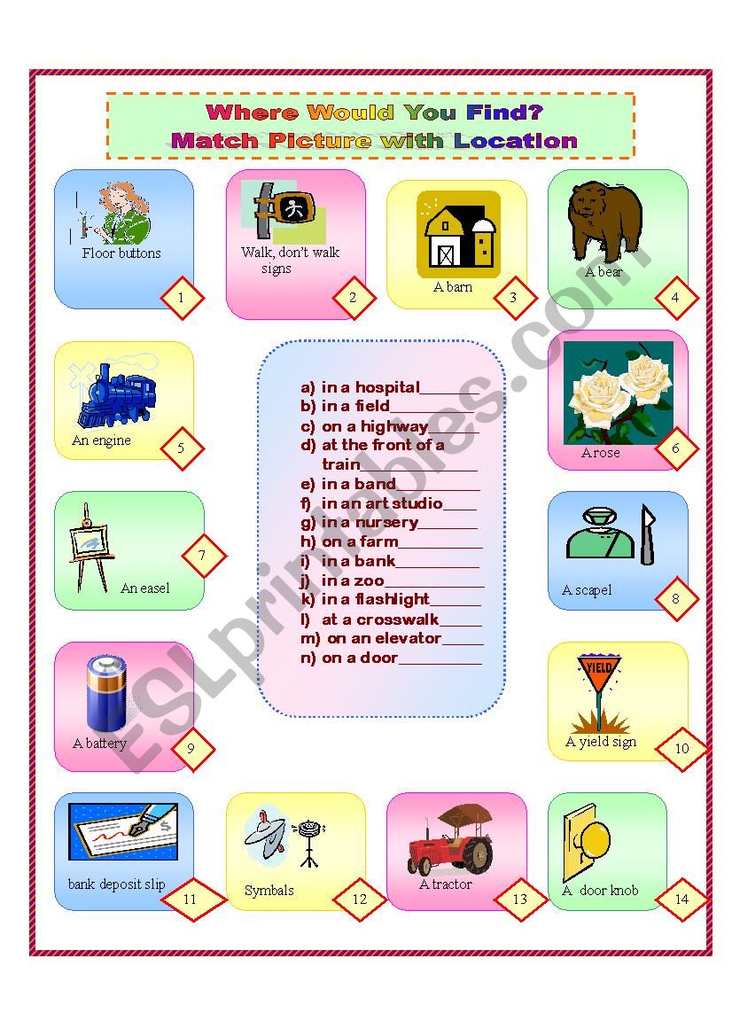 Where Would You Find RCL-1 worksheet