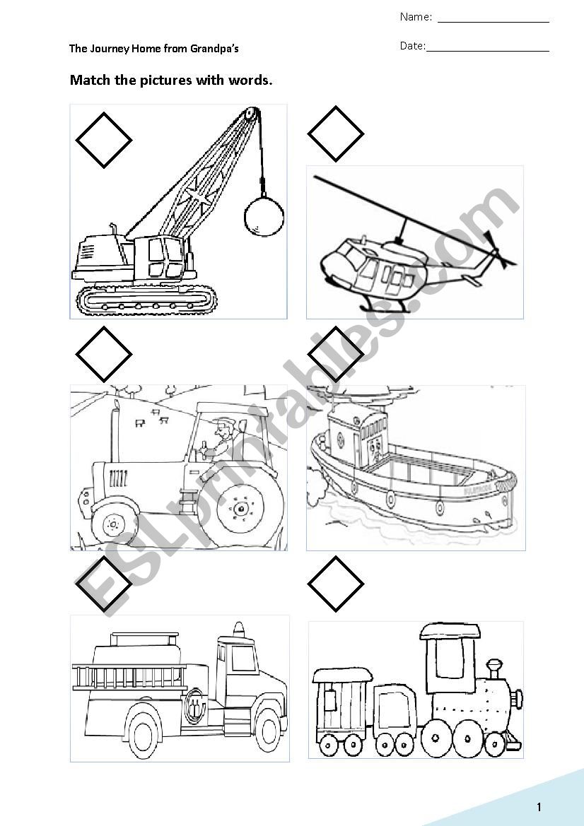 This is worksheet for the storybook 