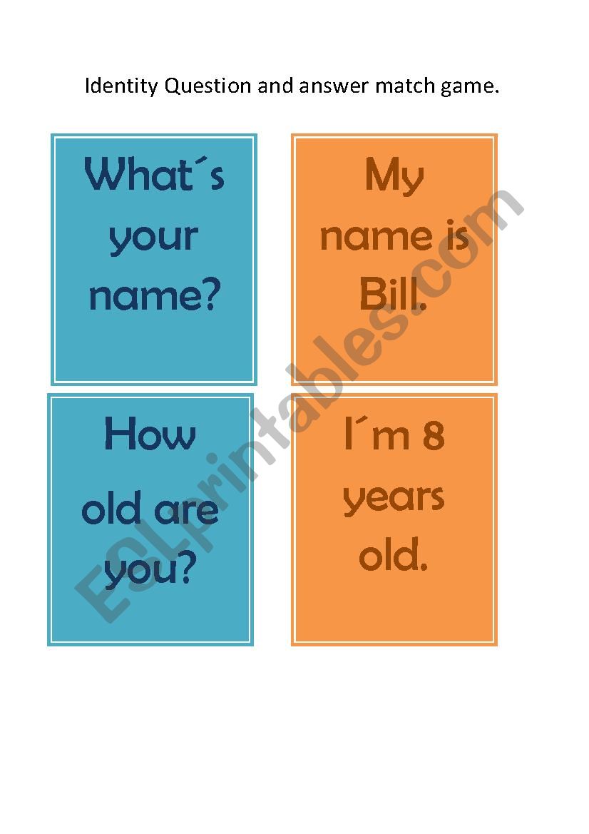 questions and answers card game
