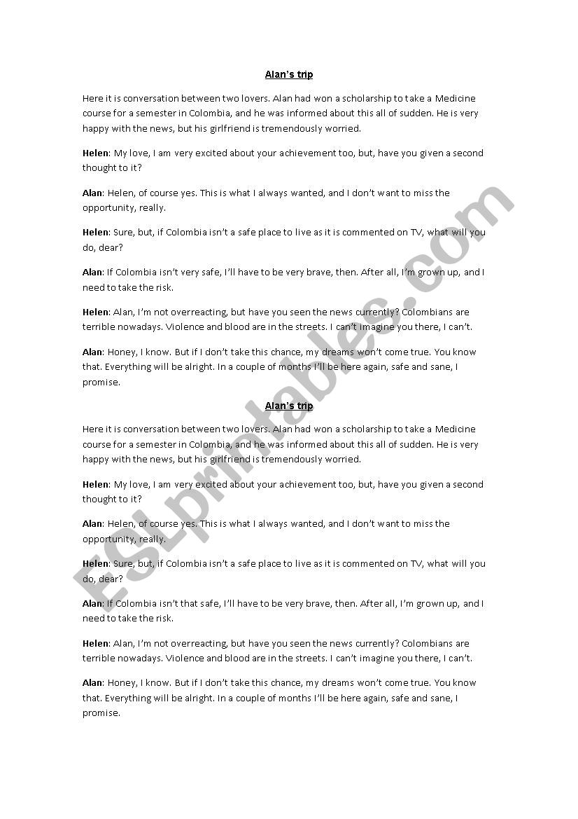 Exercises with First Conditional
