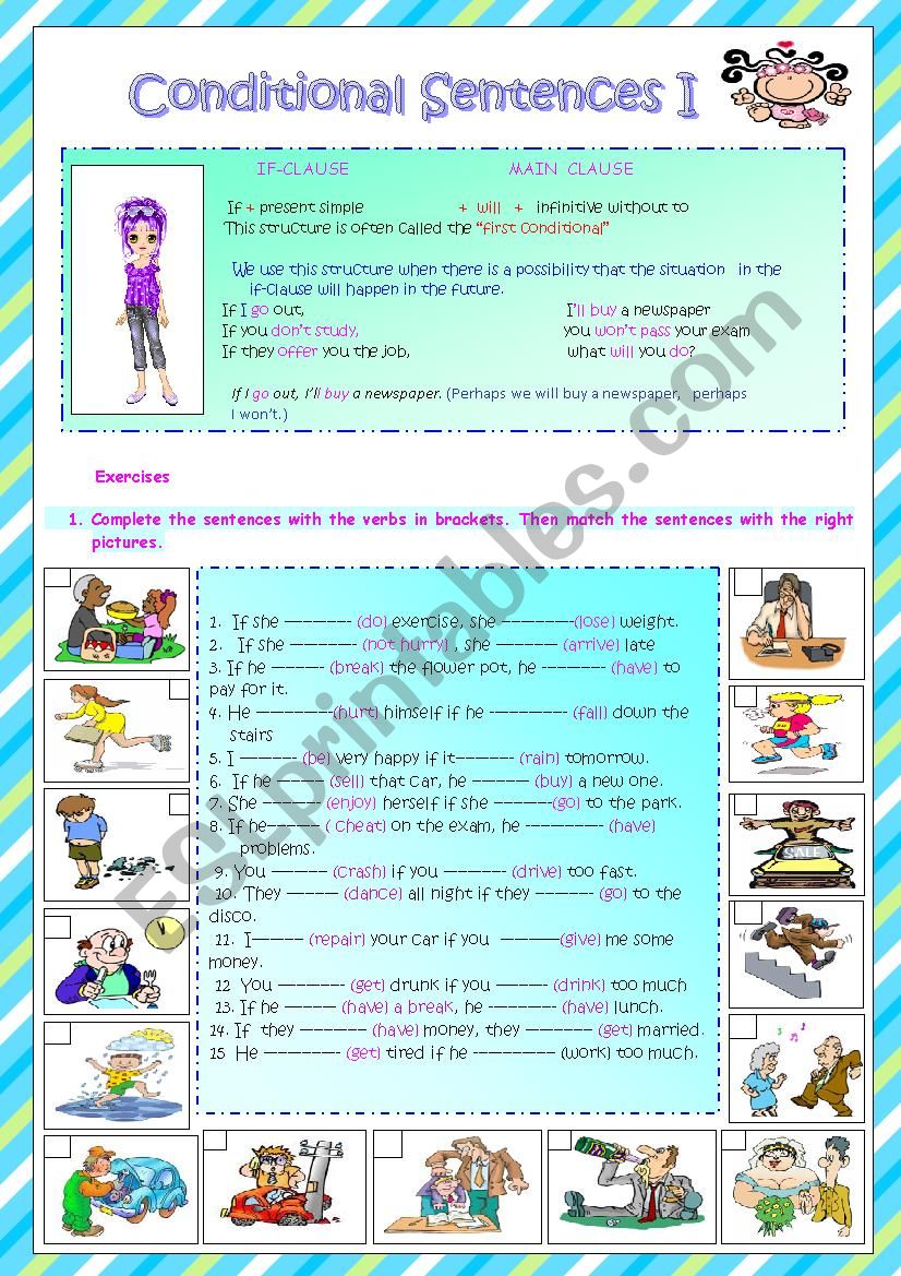 conditional sentences I worksheet