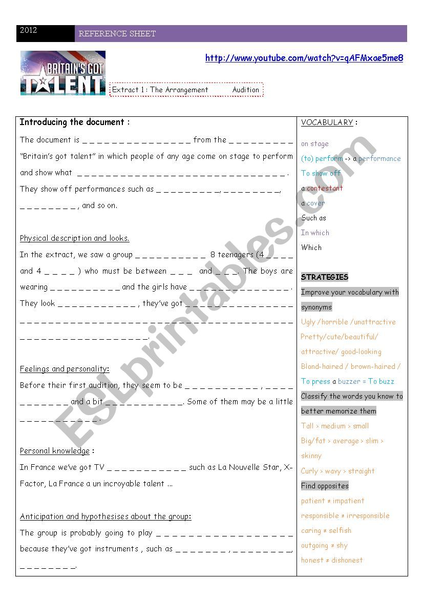 BritainÂ´s Got Talent_Listening Comprehension (2)