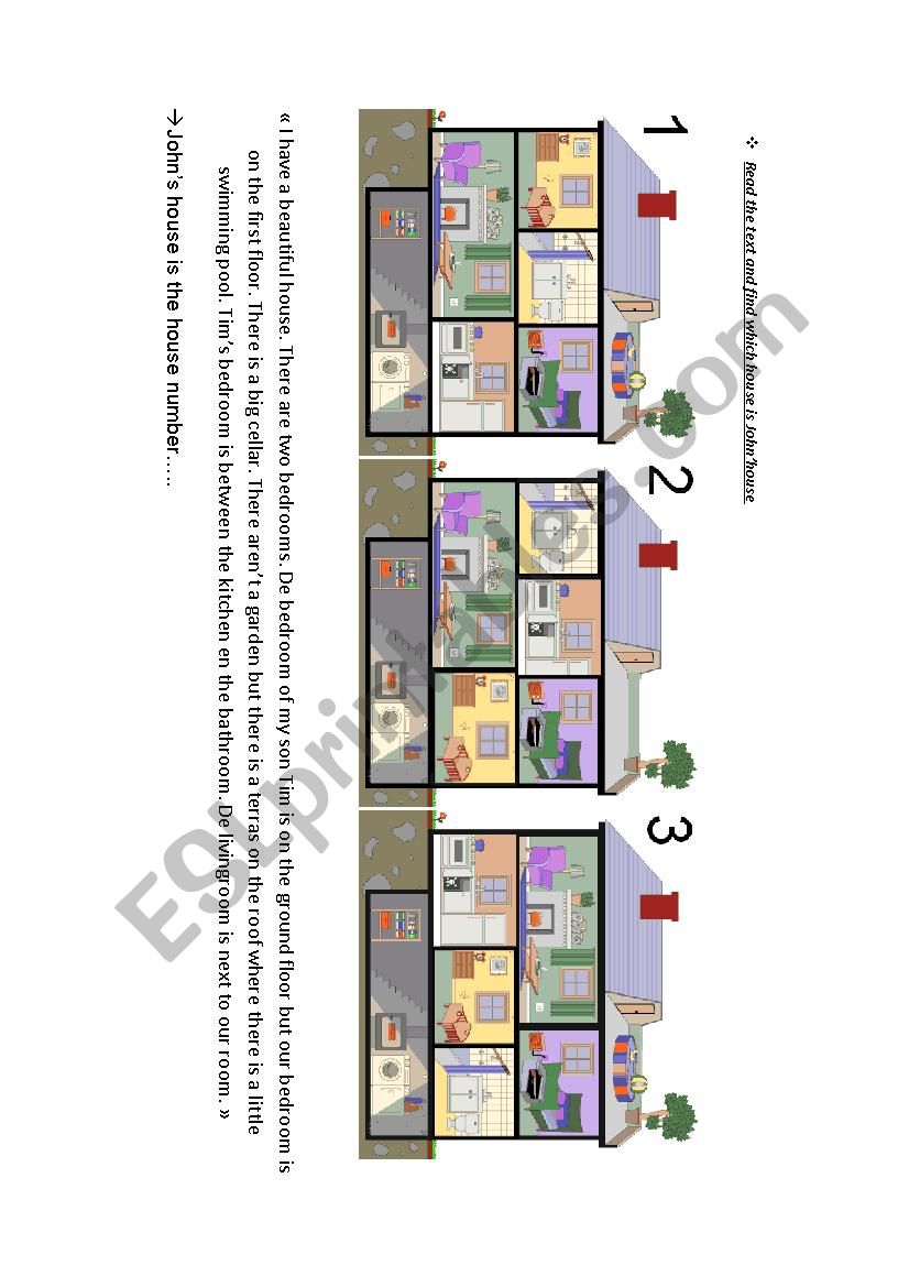 The house worksheet