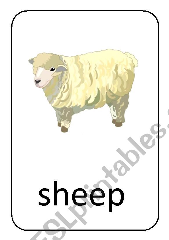 Farm animals (4) worksheet