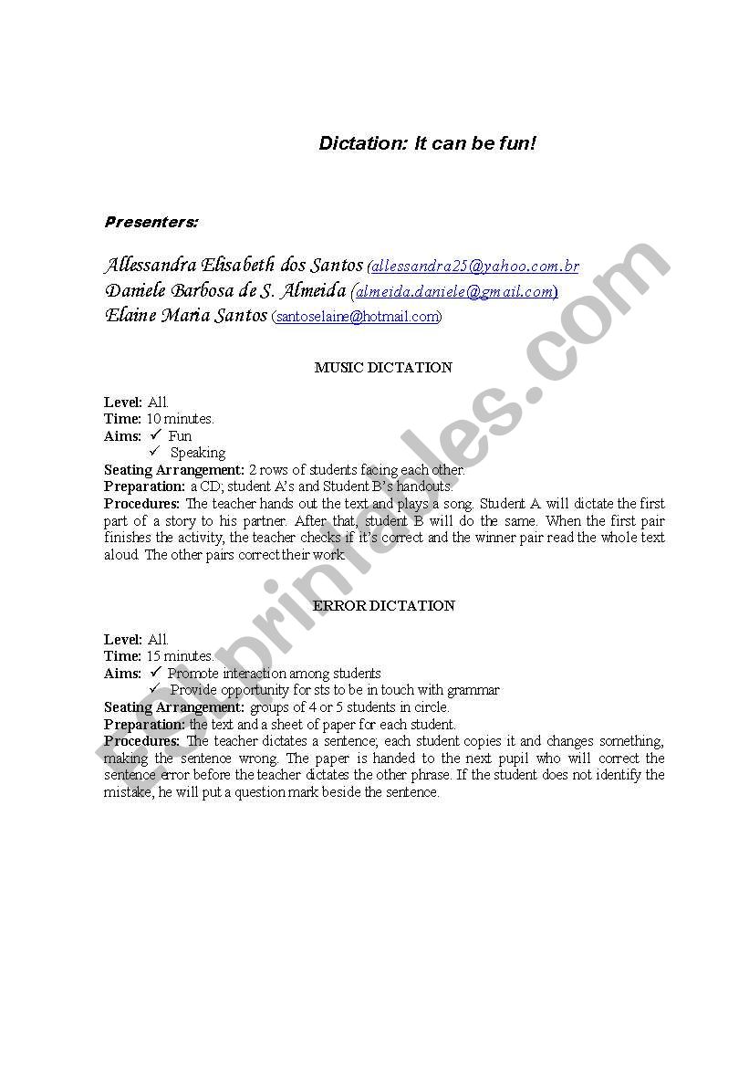 tips worksheet