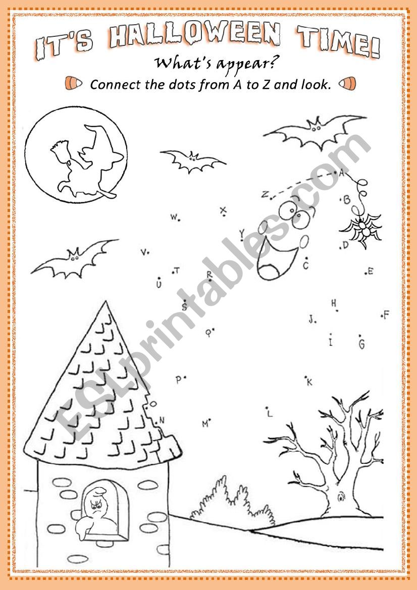 Halloween * A - Z * worksheet