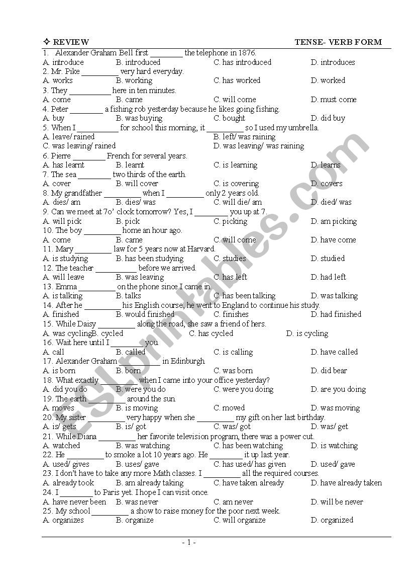 tenses-verb-forms-multiple-choice-esl-worksheet-by-dungphuong