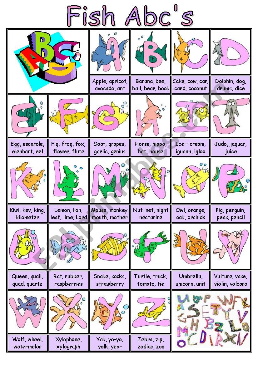 Alphabet worksheet