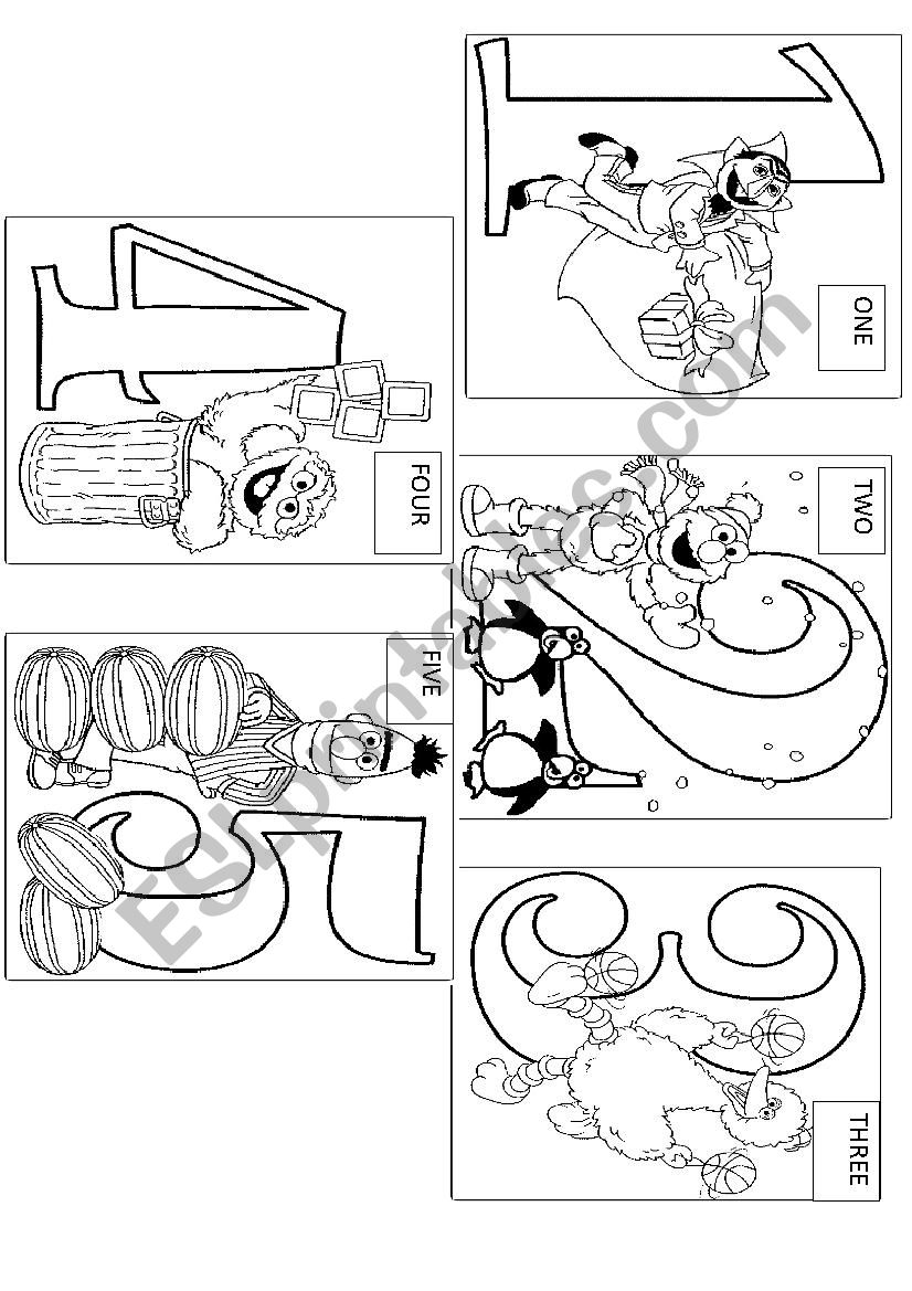 numbers from 1 to 5 worksheet