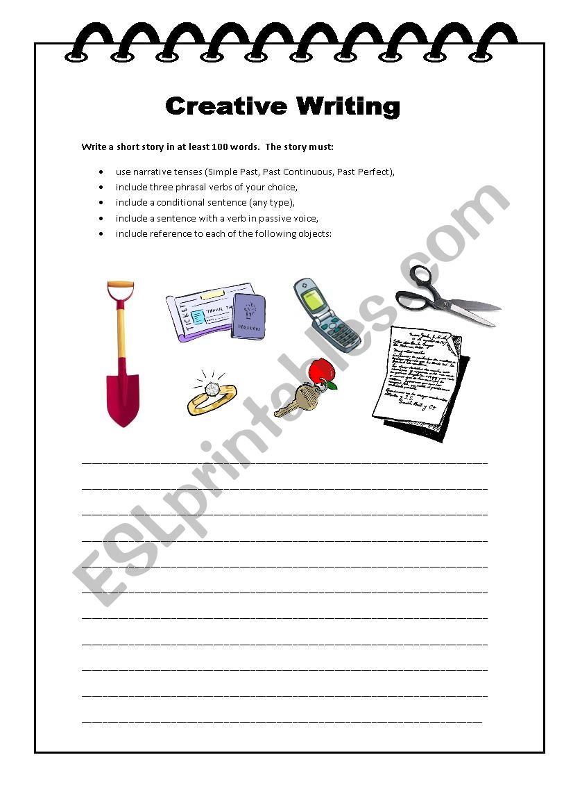 creative writing live worksheets