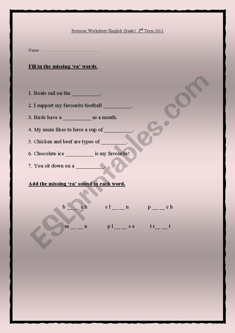 revision worksheet 2  worksheet