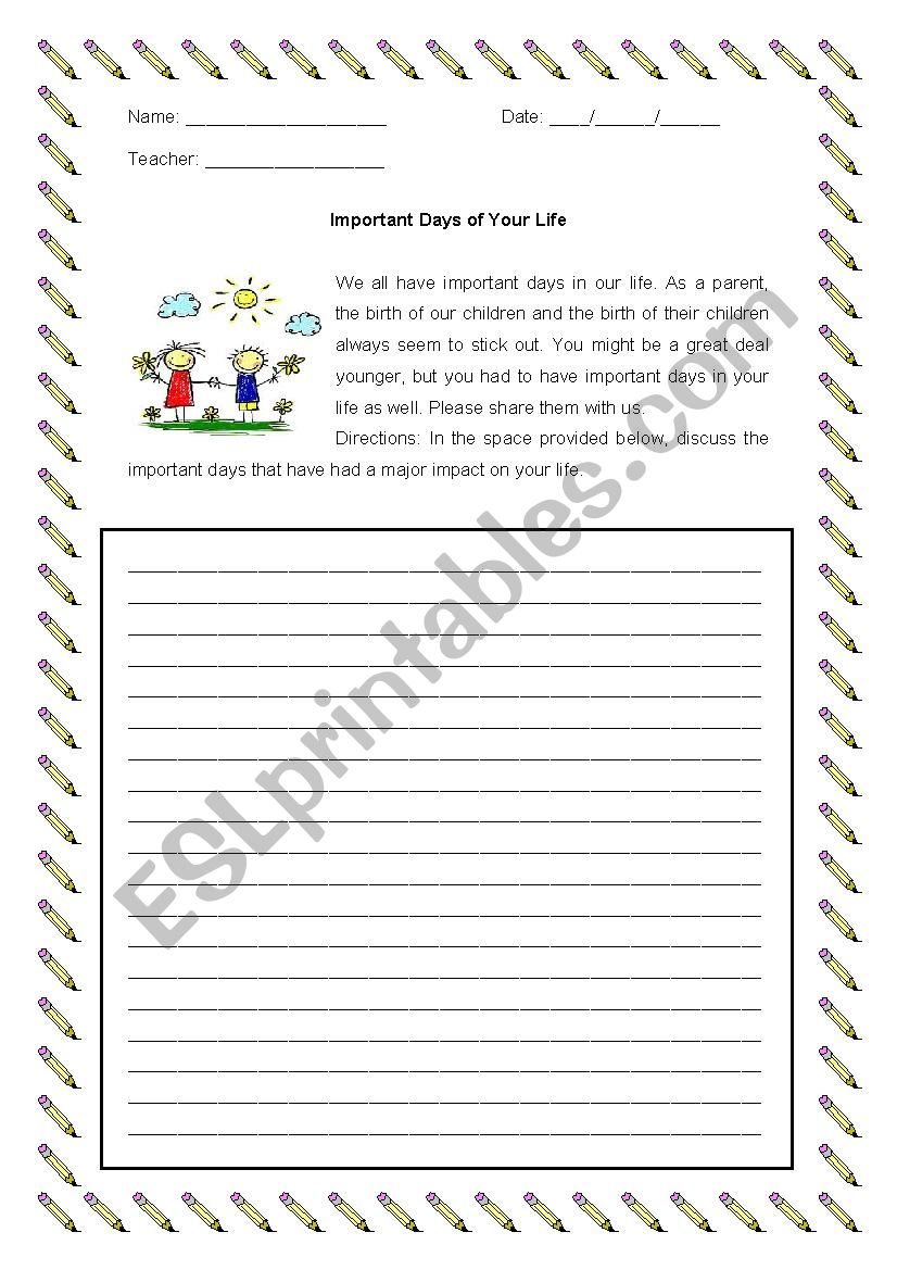 WRITING COMPOSITION worksheet