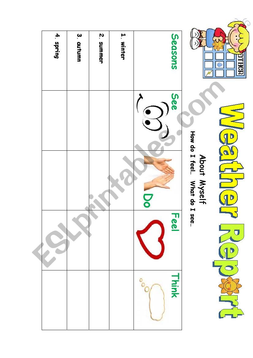 weather - What about you? worksheet