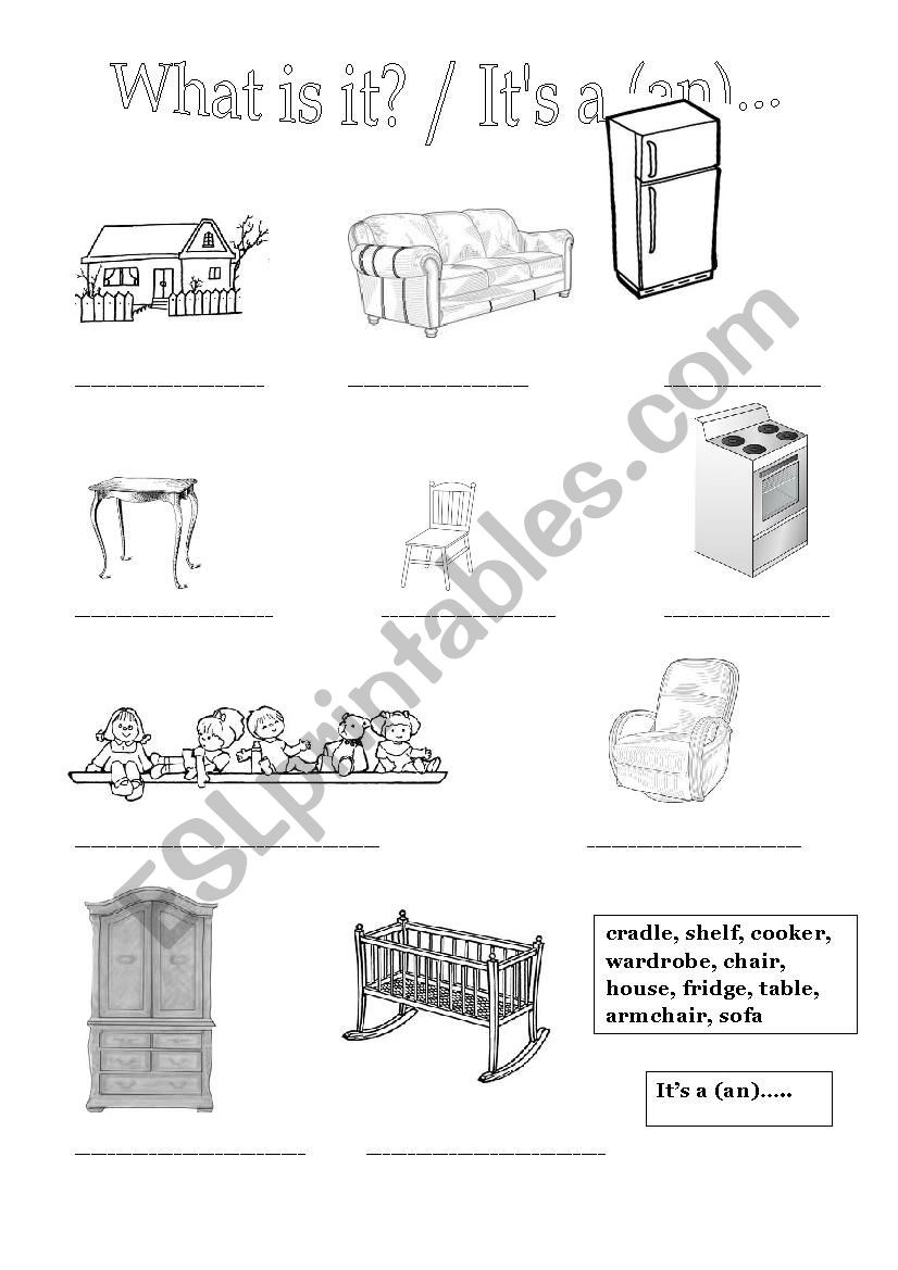 what is it? worksheet