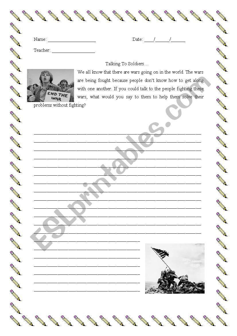 WRITING COMPOSITION worksheet