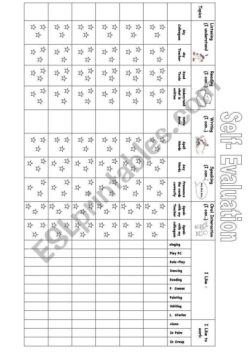 Assessment Worksheet worksheet