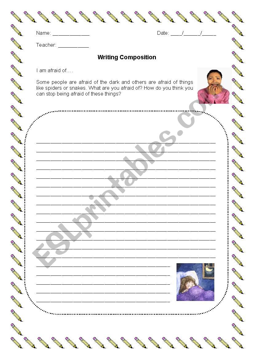 Writing Composition worksheet