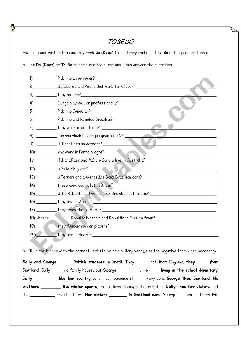 TOBEDO worksheet