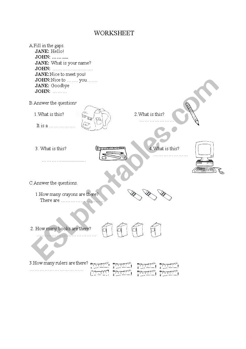 quiz worksheet