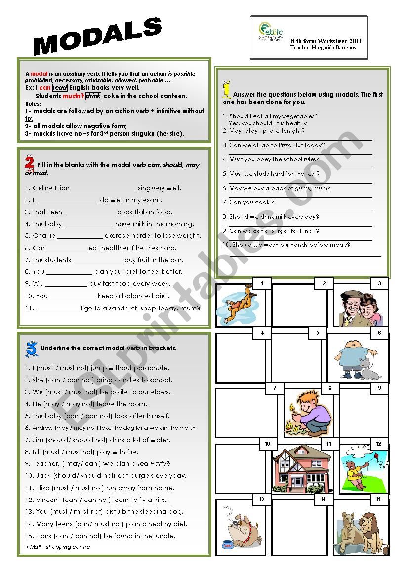 modal verbs practice worksheet