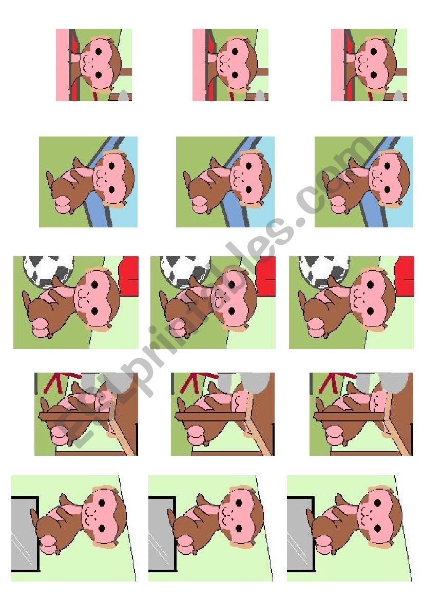 Prepositions- Monkey, where are you?