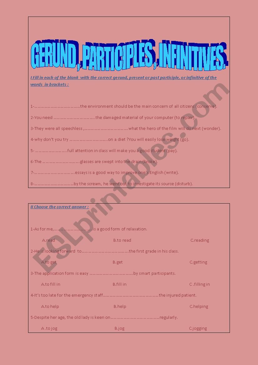 gerund-participle-infinitive-esl-worksheet-by-soumiaettaibi