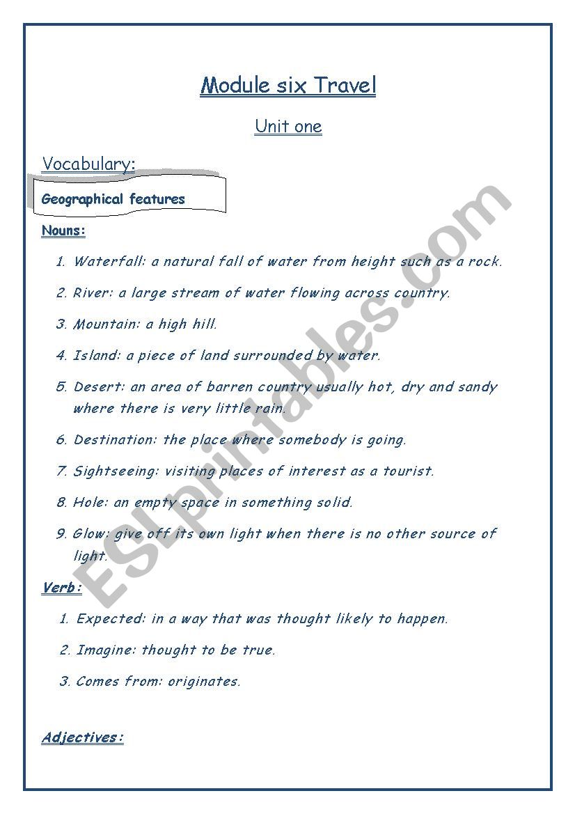 booklet worksheet