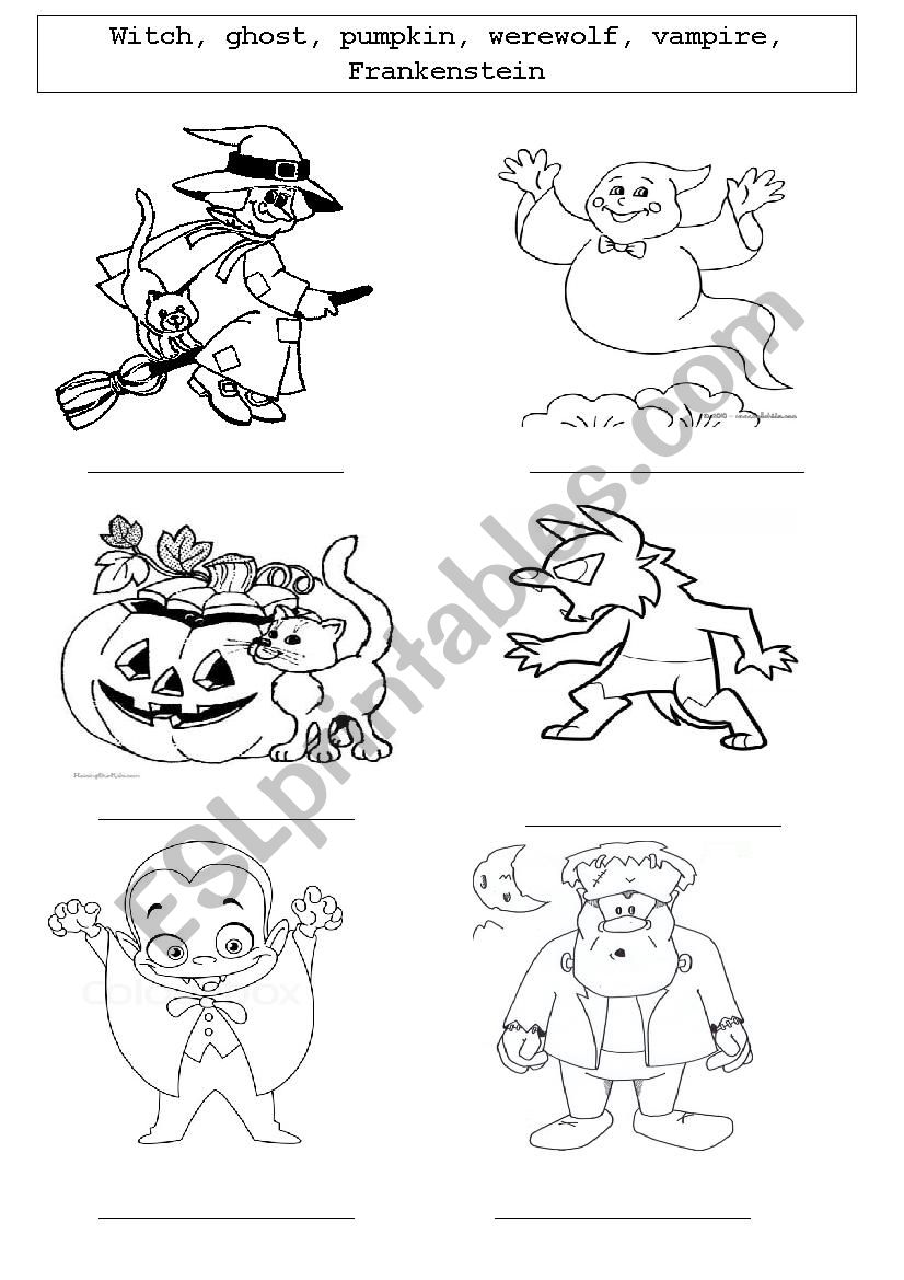 halloween worksheet worksheet